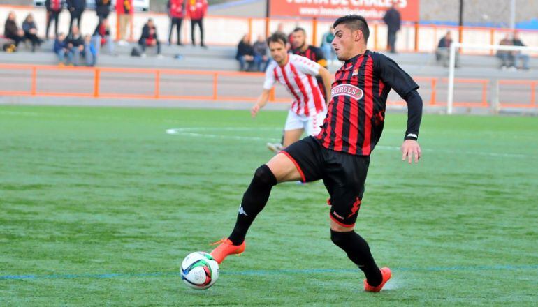 Fernando, autor del primer gol contra l'Huracán.