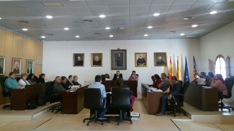 Imagen del archivo de un pleno del Ayuntamiento de Sant Josep