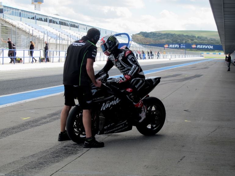 Piloto de Superbikes la pasada temporada en el Circuito de Jerez