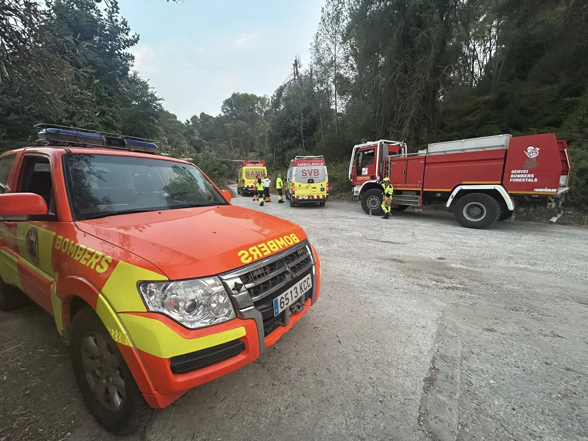 Medios trabajando. Fuente: Radio Xàtiva Cadena SER