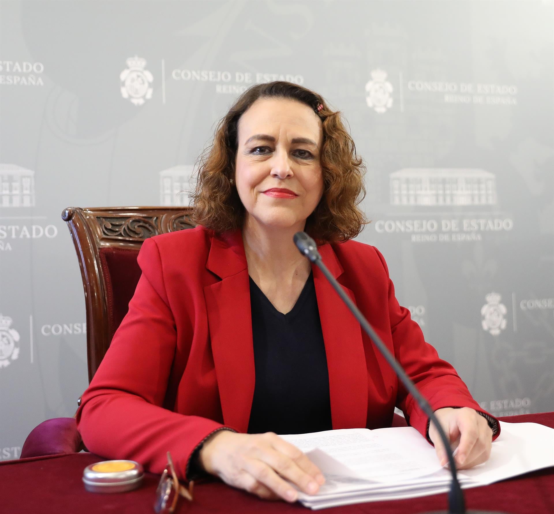 La presidenta del Consejo de Estado, Magdalena Valerio