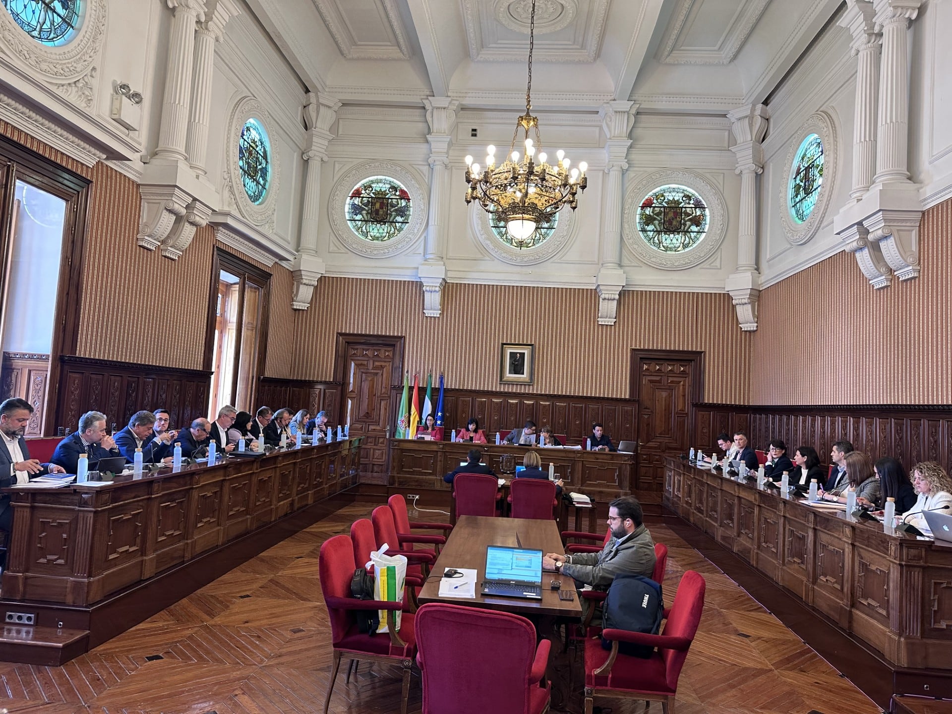 Pleno de la Diputación Provincial de Jaén.