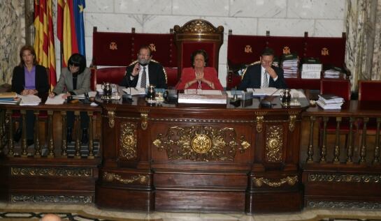Barberá preside el pleno de noviembre de 2014