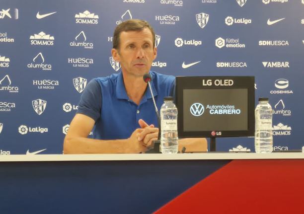 Cuco Ziganda analizaba el partido ante el Leganés