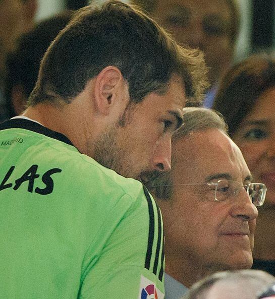 Casillas, junto a Florentino