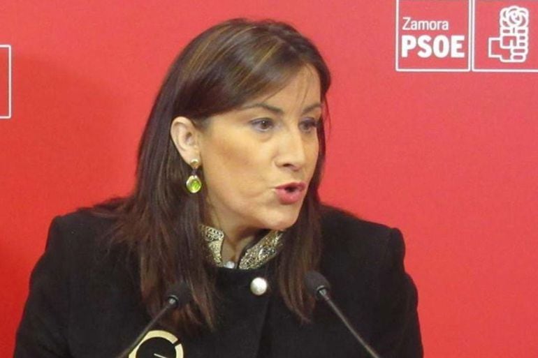 La secretaria de organización del PSOE en Castilla y León, Ana Sánchez