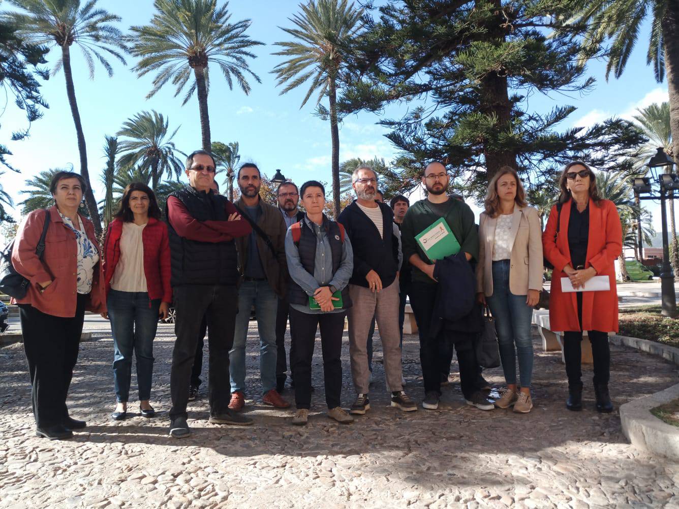 Imagen de archivo del plantón de la comunidad educativa a Marga Prohens en el Consolat el año pasado