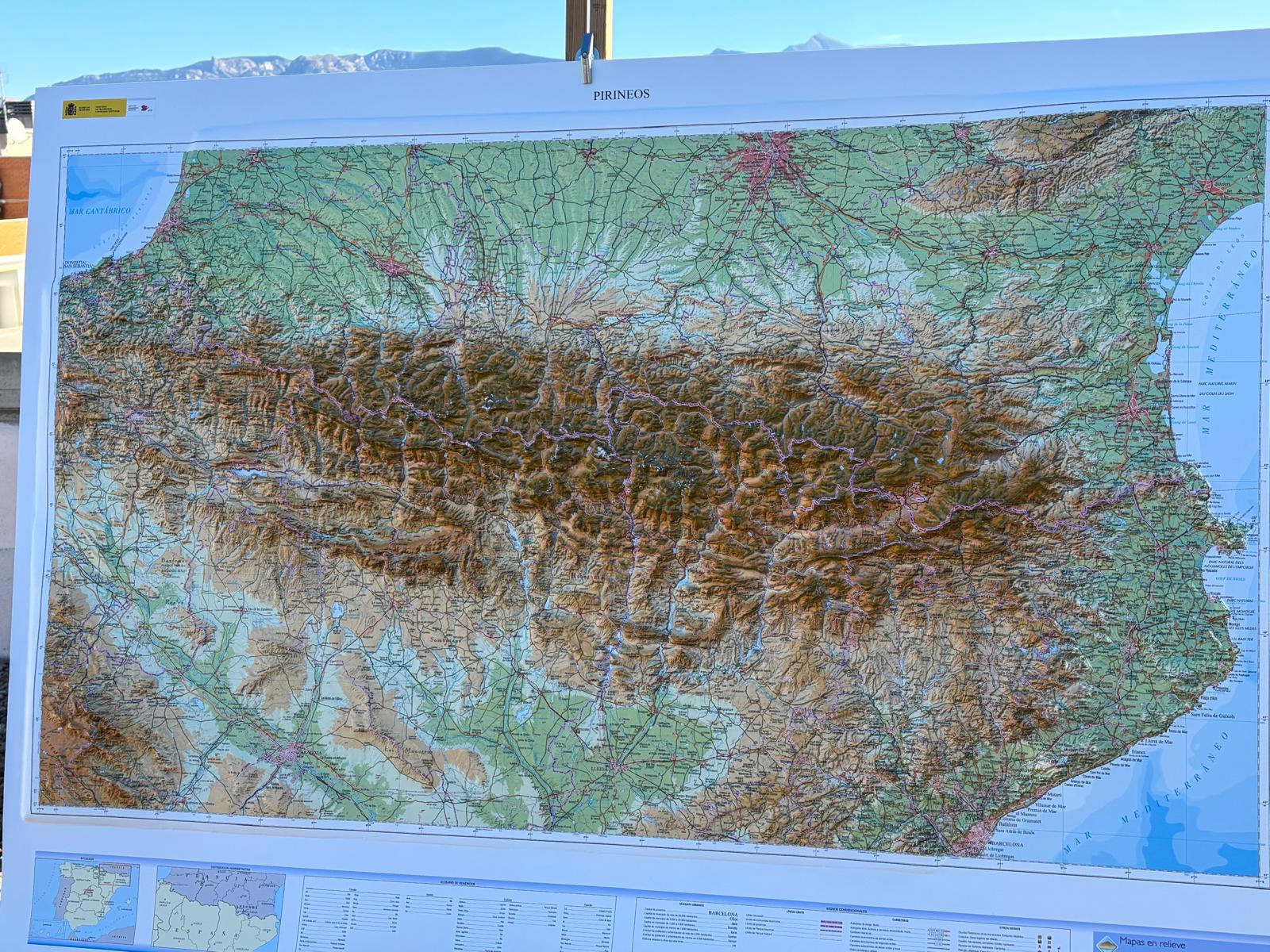 Nuevo mapa de los Pirineos