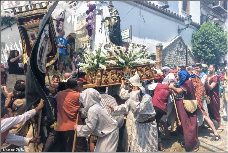 Feria y fiestas de Moros y Cristianos en honor a Santo Domingo de Guzmán (Benalauría, Málaga).