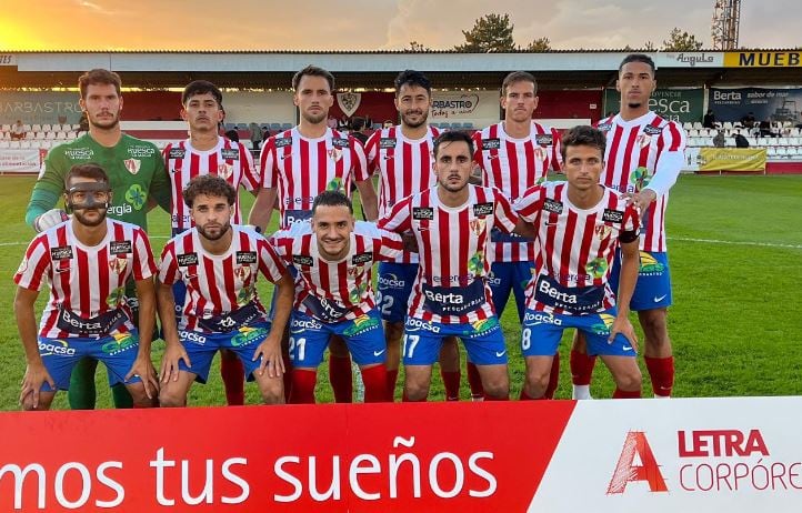 Once inicial que presentó la UD Barbastro ante el Calahorra