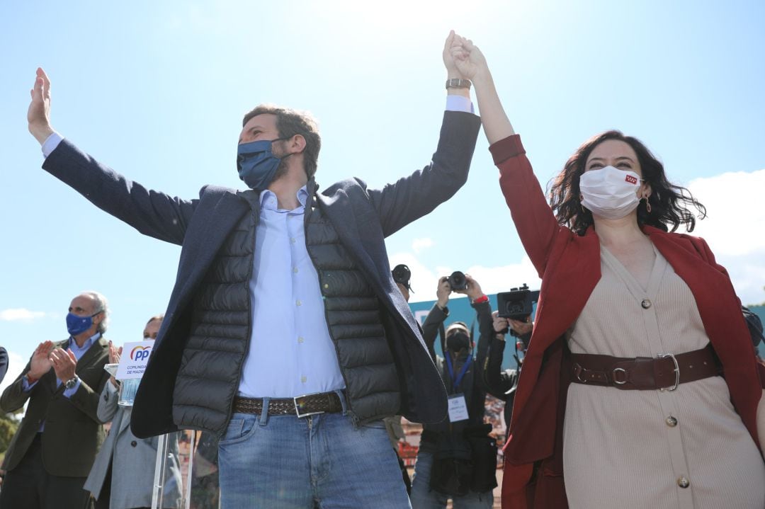 Acto electoral del PP en Majadahonda el último día de campaña.