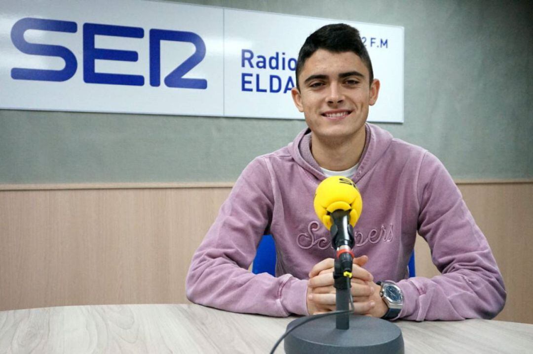 Sergio Ortuño se estrenó como goleador del Eldense, el pasado sábado