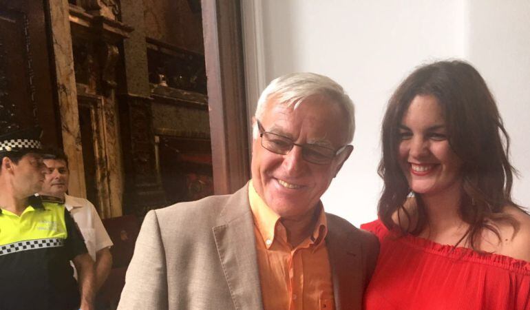 Joan Ribó (Compromís) y Sandra Gómez (PSPV) en una imagen reciente