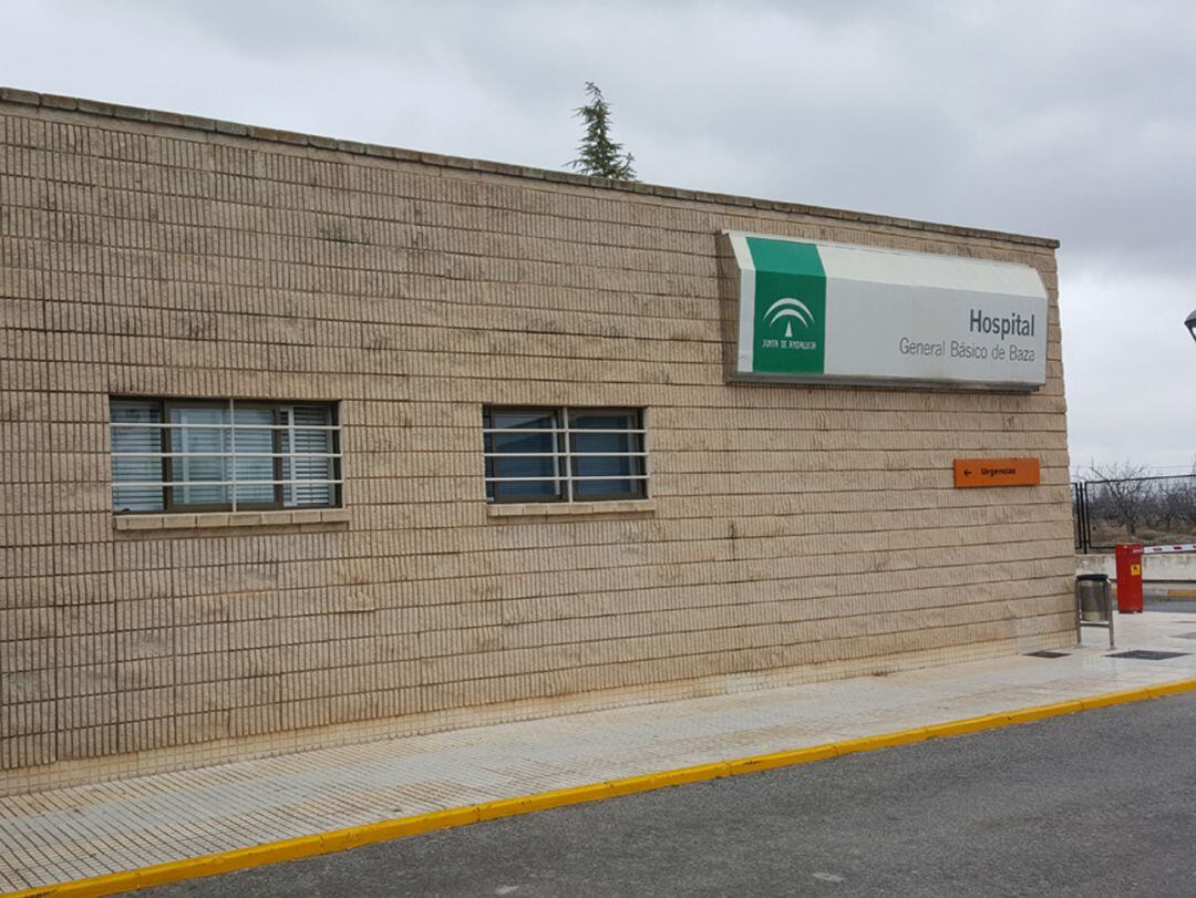 Fachada del hospital de Baza (Granada)