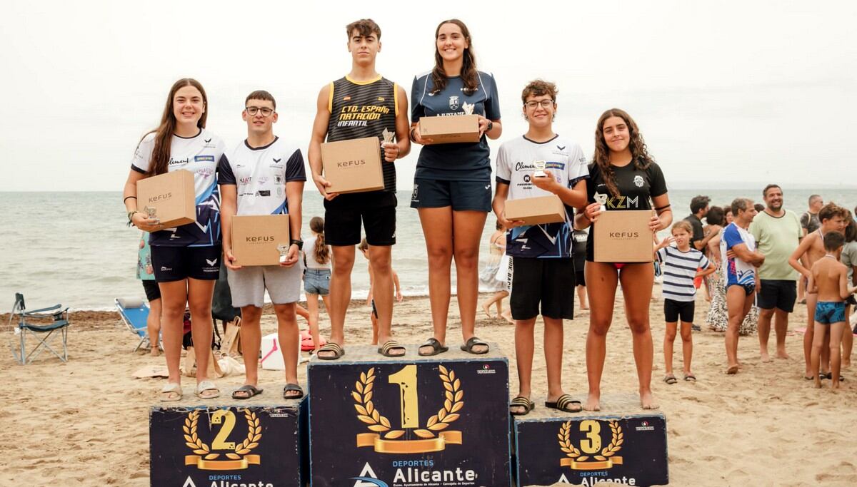 Mario, en el pódium