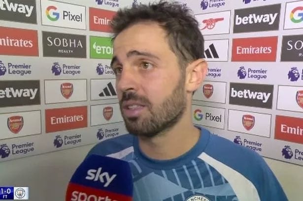 Bernardo Silva, tras el derbi entre Manchester City y Manchester United