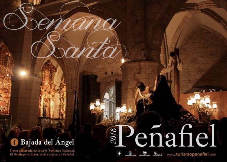 Cartel que promociona la Semana Santa de la villa