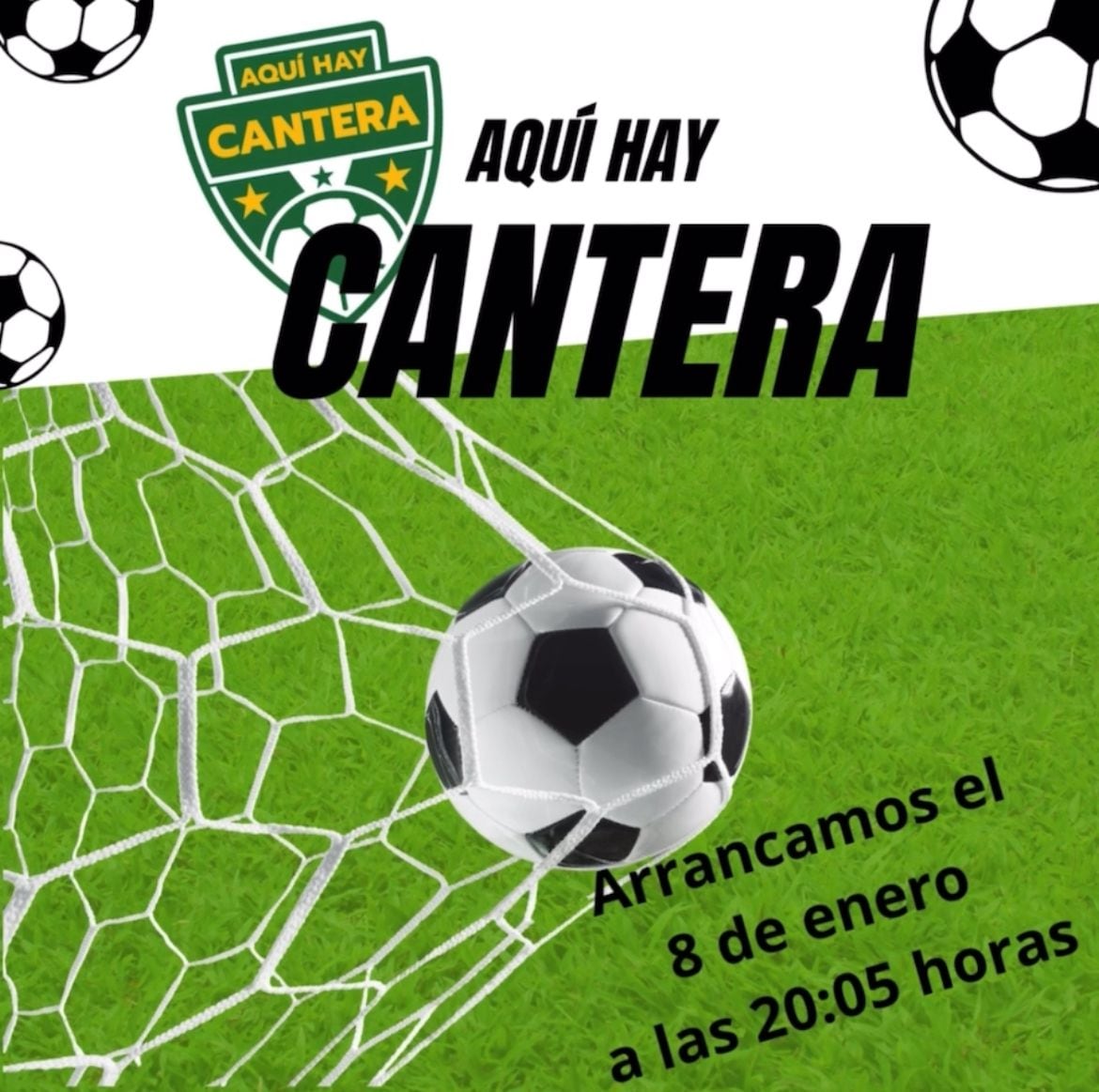 &quot;Aquí hay cantera&quot;, el nuevo programa de fútbol base de Televigo