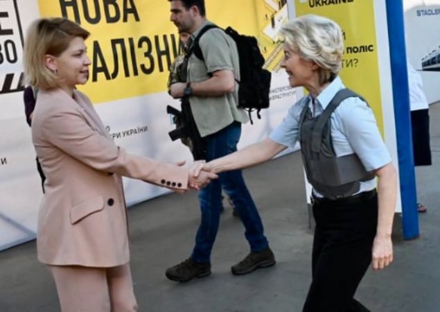 Von der Leyen en Ucrania