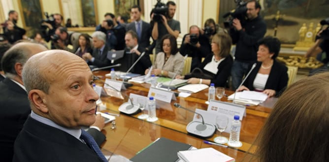 El ministro de Educación, Cultura y Deporte, José Ignacio Wert, preside la reunión de la Conferencia sectorial de Educación, en la que se tratará el Anteproyecto de Ley Orgánica para la Mejora de la Calidad Educativa