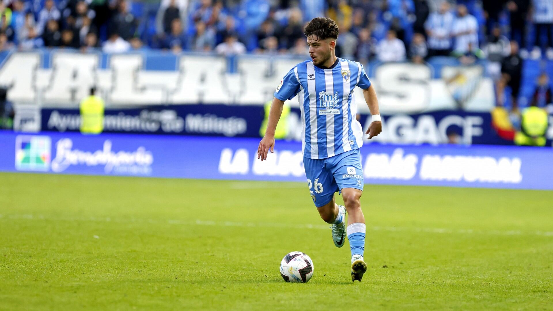 El centrocampista del Málaga Dani Lorenzo, cedido al Mérida de la Primera RFEF