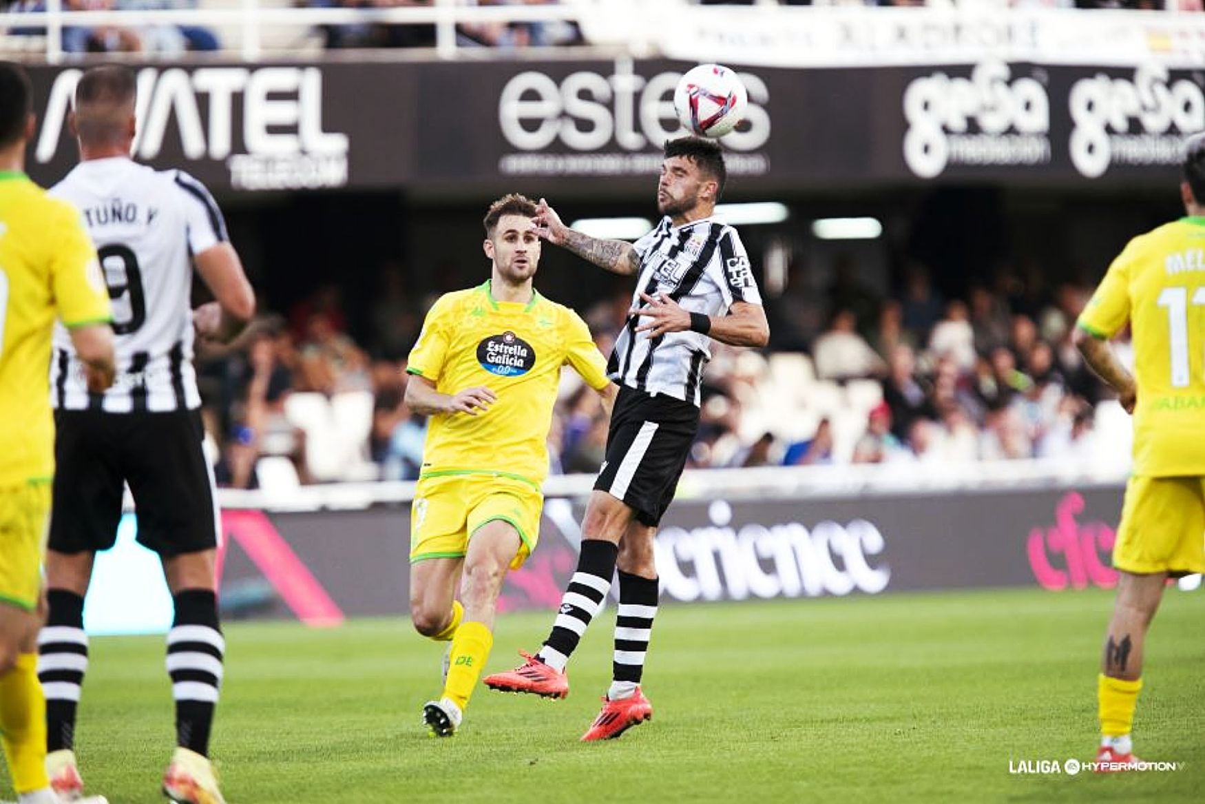 Barbero en la goleada del Depor al Cartagena.