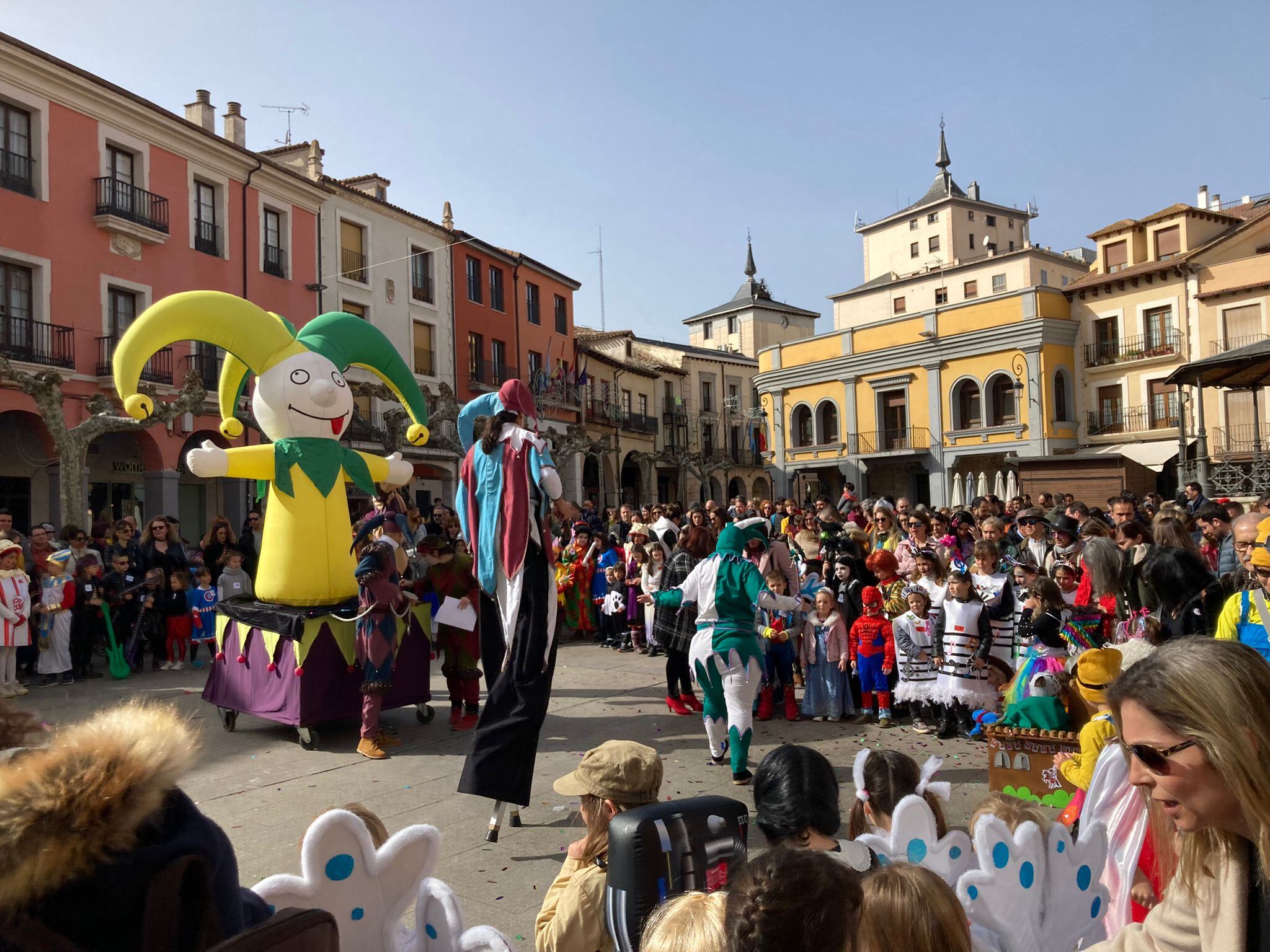 Carnaval Infantil en Aranda 2023 Plaza Mayor