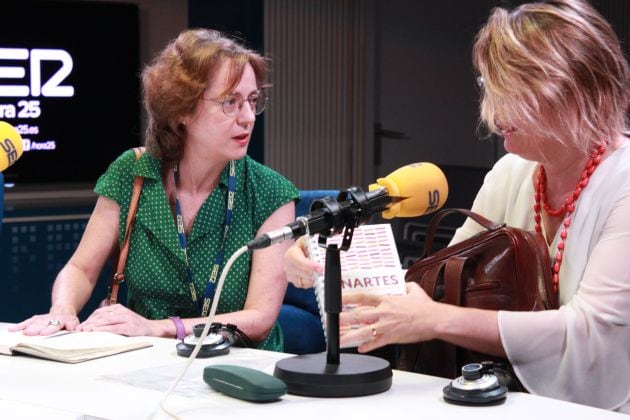 Marta Sanz y Natalia Menéndez, en la mesa de &#039;Hora 25&#039;