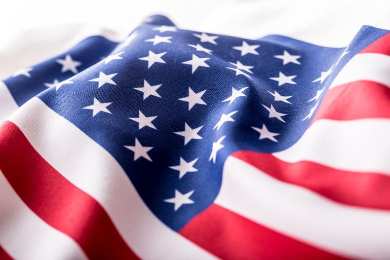 Bandera de los Estados Unidos de América del norte.