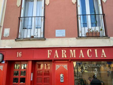 Placa en memoria de Alfredo Aguirre Belascoain