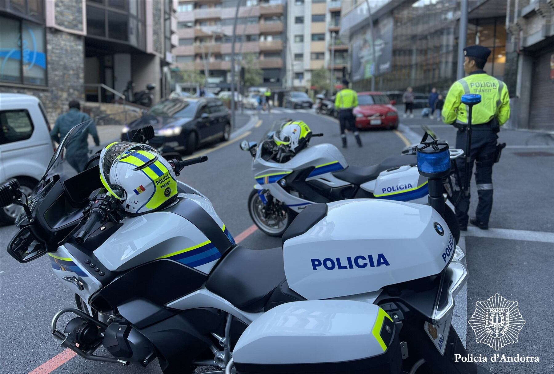 Un control policial preventiu prop d&#039;una escola