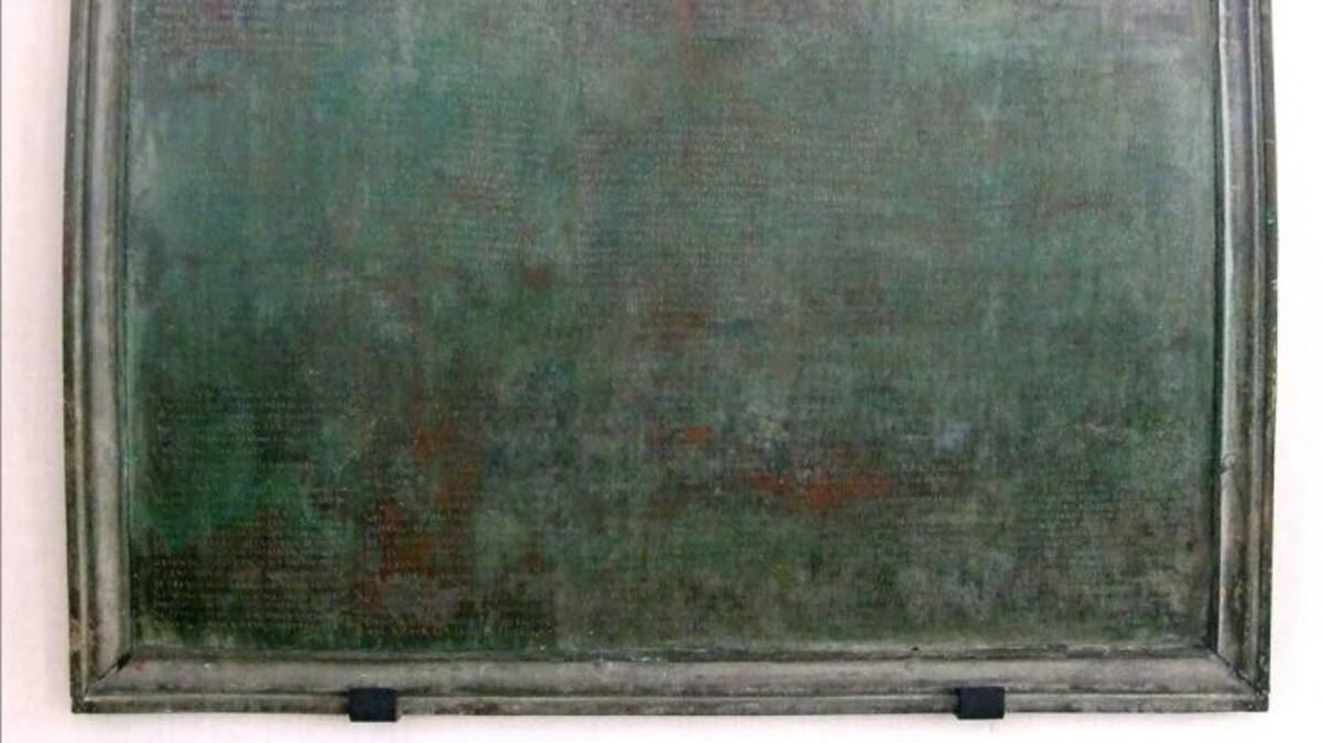 Piden que la Lex Flavia vuelva a Málaga por la inauguración de La Aduana