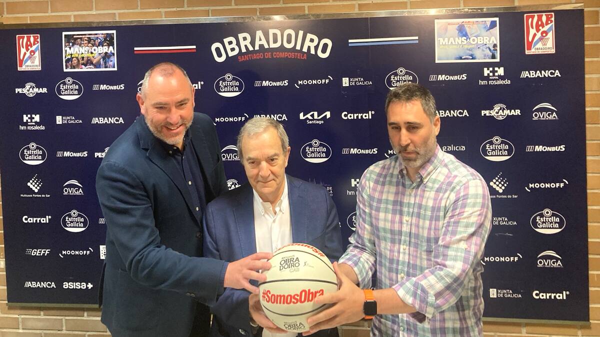 Presentación de Gonzalo Rodríguez Palmeiro como entrenador del Obradoiro