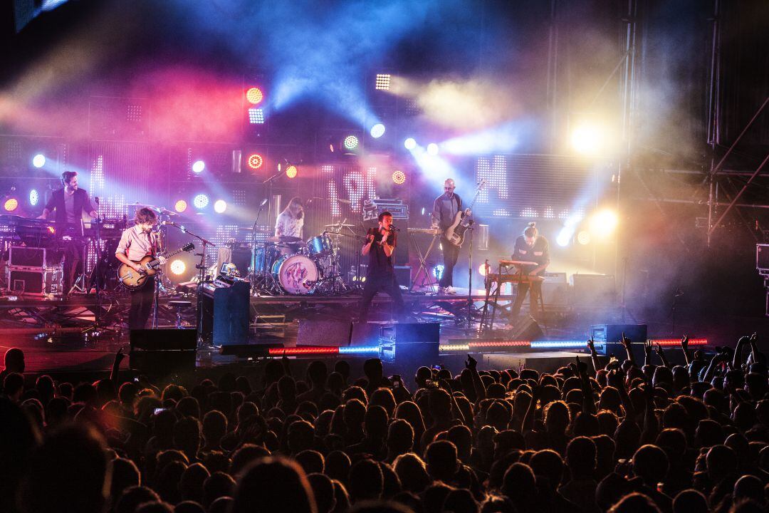 Vetusta Morla durante un concierto en Málaga