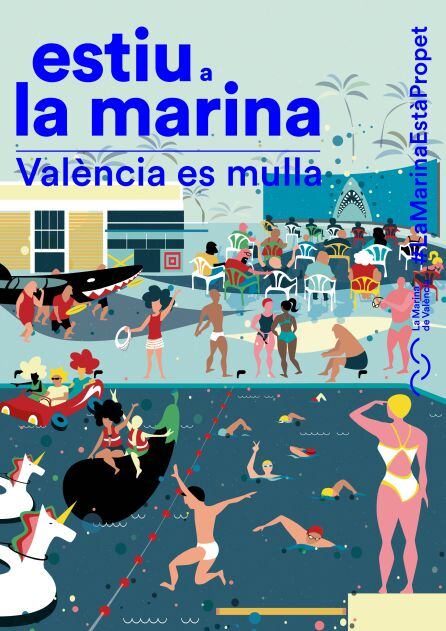 Cartel anunciador de la campaña &quot;Estiu a la marina