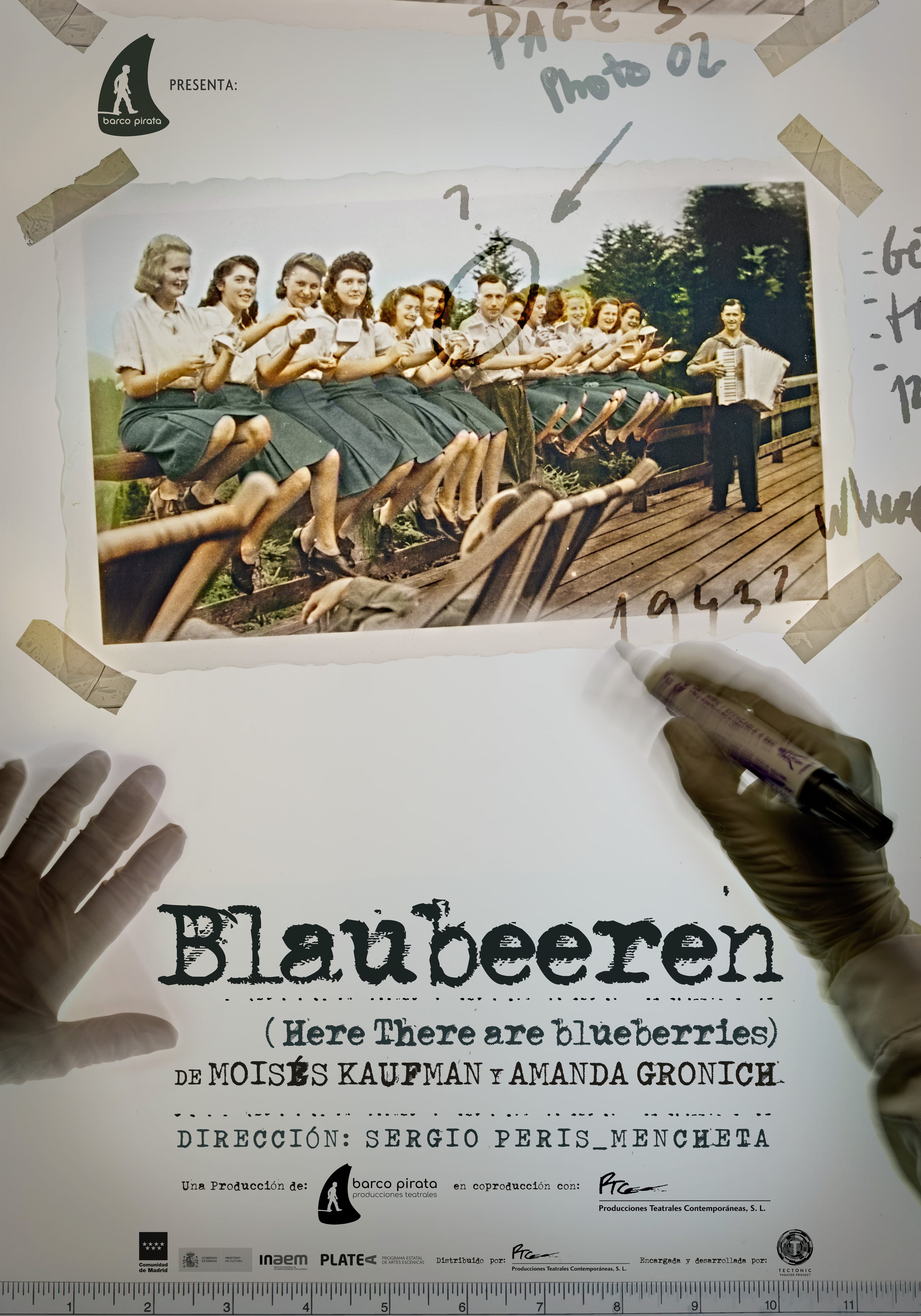 Cartel de &#039;Blaubeeren&#039;, de Sergio Peris-Mencheta