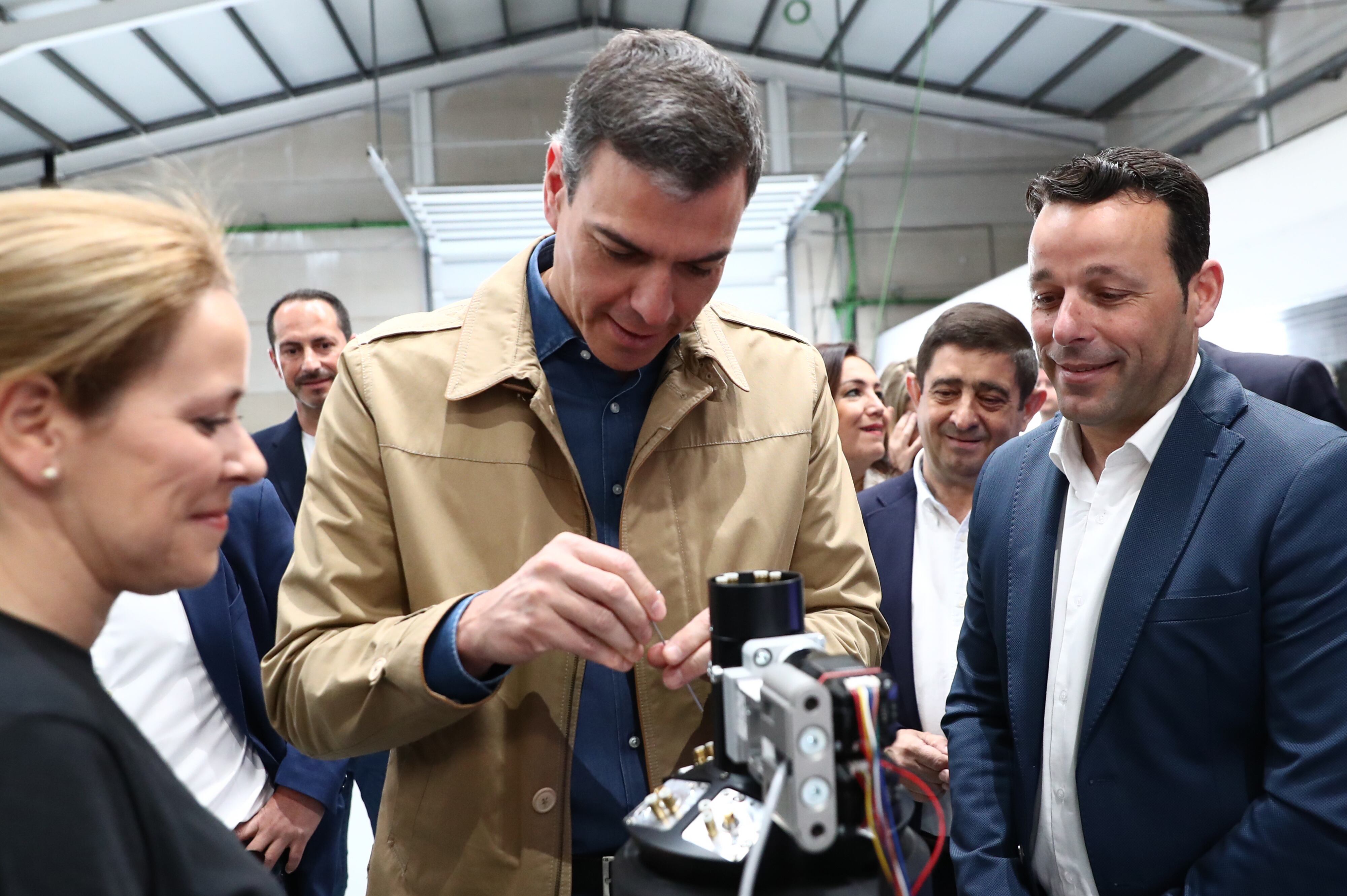 Visita de Pedro Sánchez a Linares (Meltio).