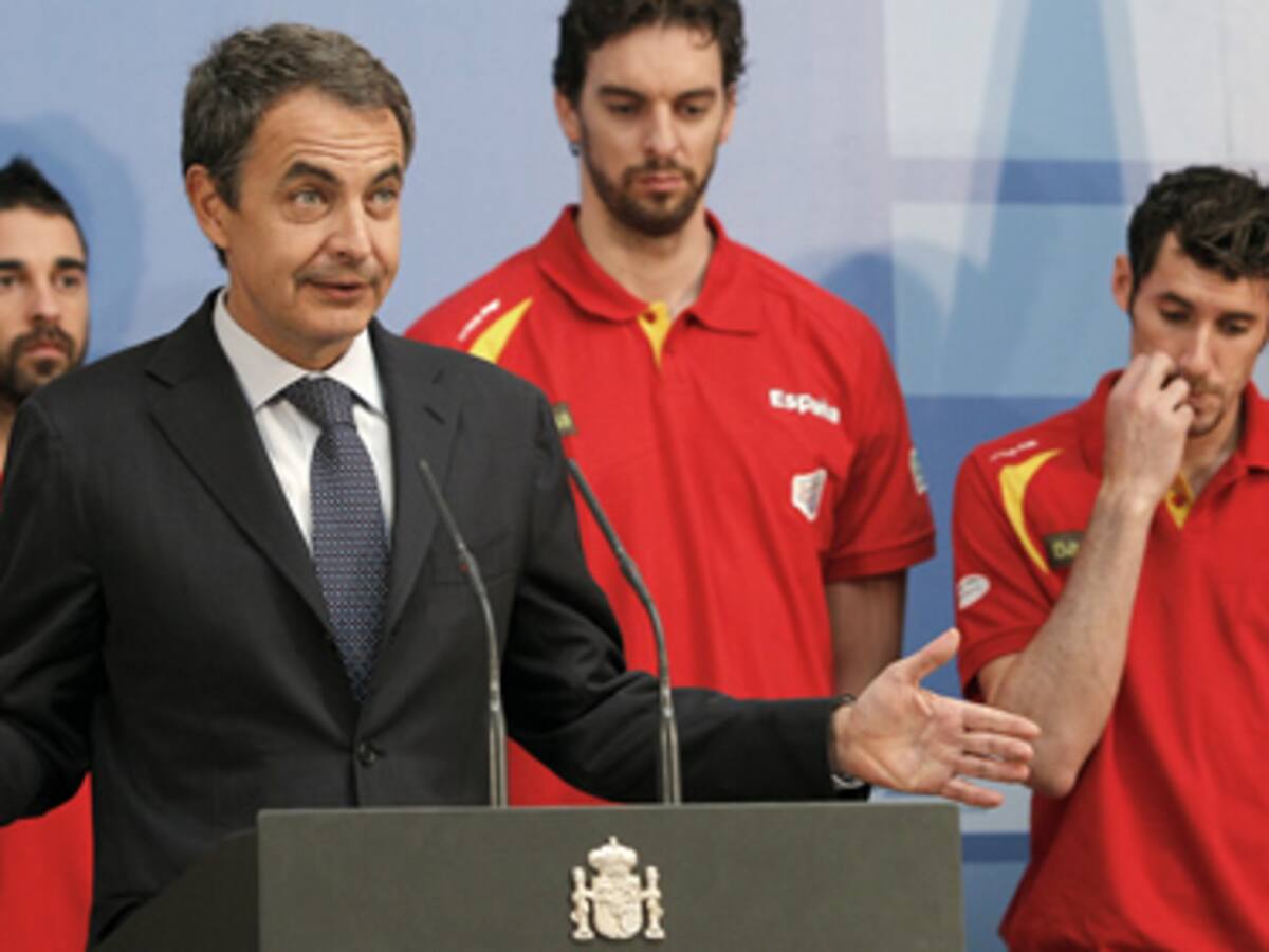 Zapatero, a la selección española de baloncesto: "Sois leyenda"