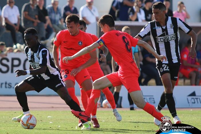 Un lance del Balona-Andorra de la pasada temporada