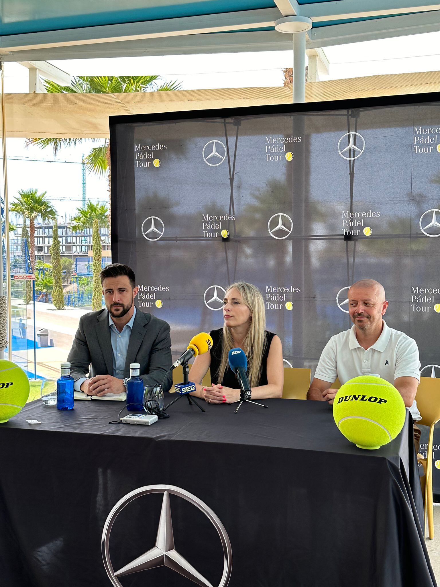 Presentación del torneo Caetano Benet de pádel en las instalaciones del Club Higuerón
