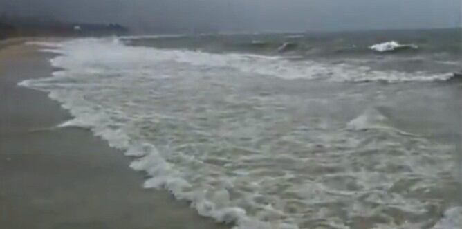El temporal de llevant a Mataró