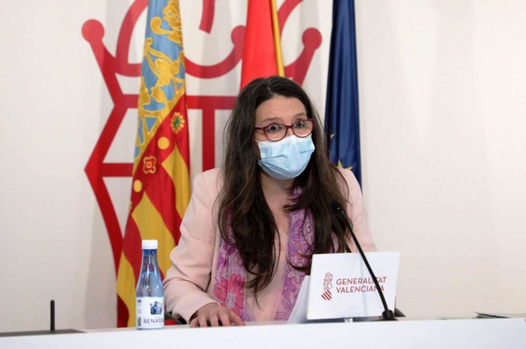 Mónica Oltra, portavoz del Consell