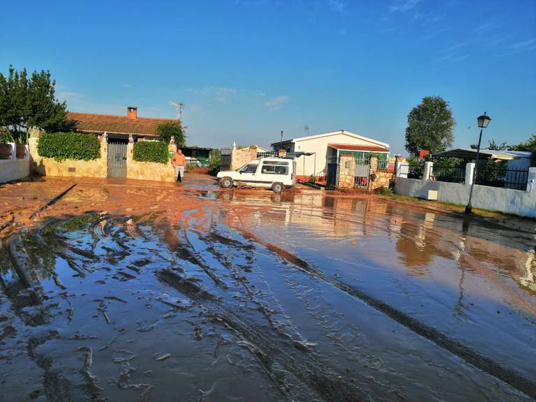 Inundación en la Urbanización Arcipreste en Hital