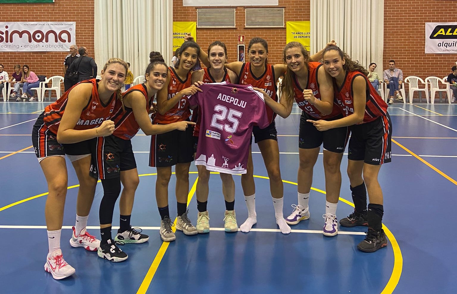 Las jugadoras del Magec Tías.