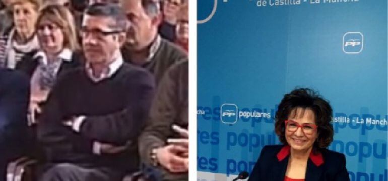 Patxi López y Carmen Riolobos.