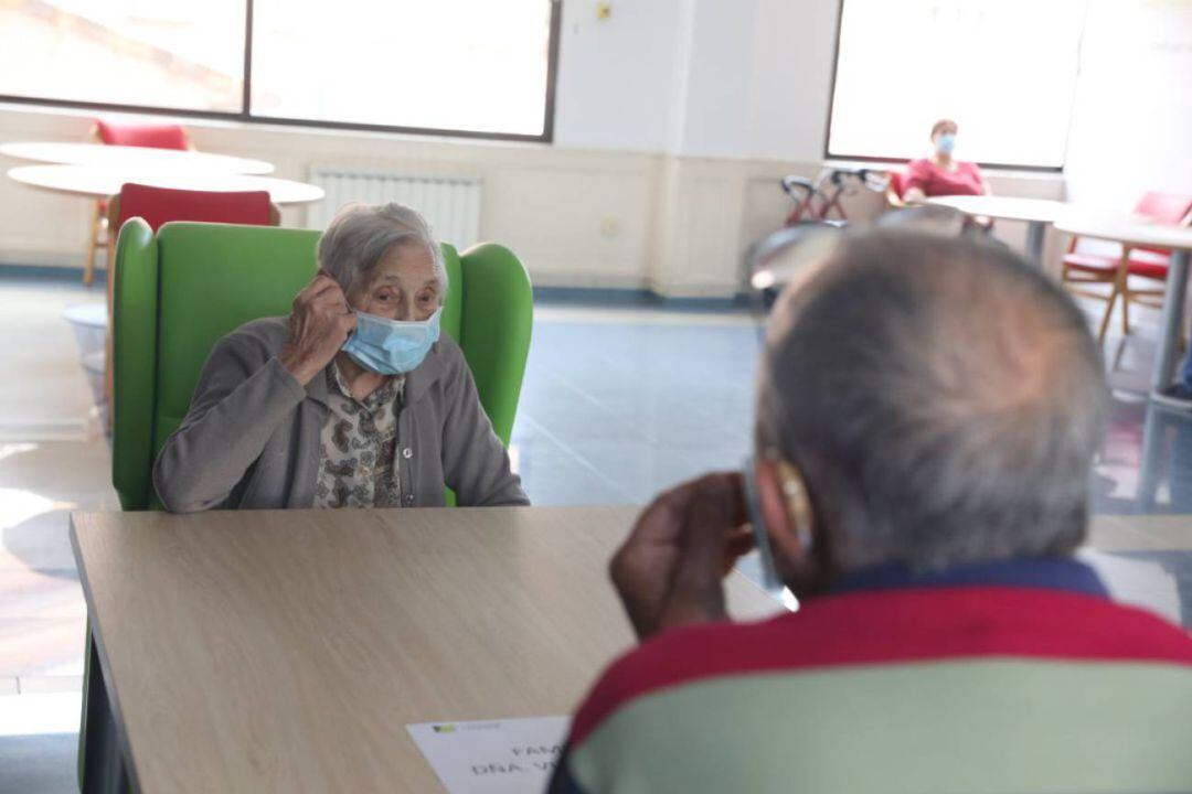 Visita en una residencia