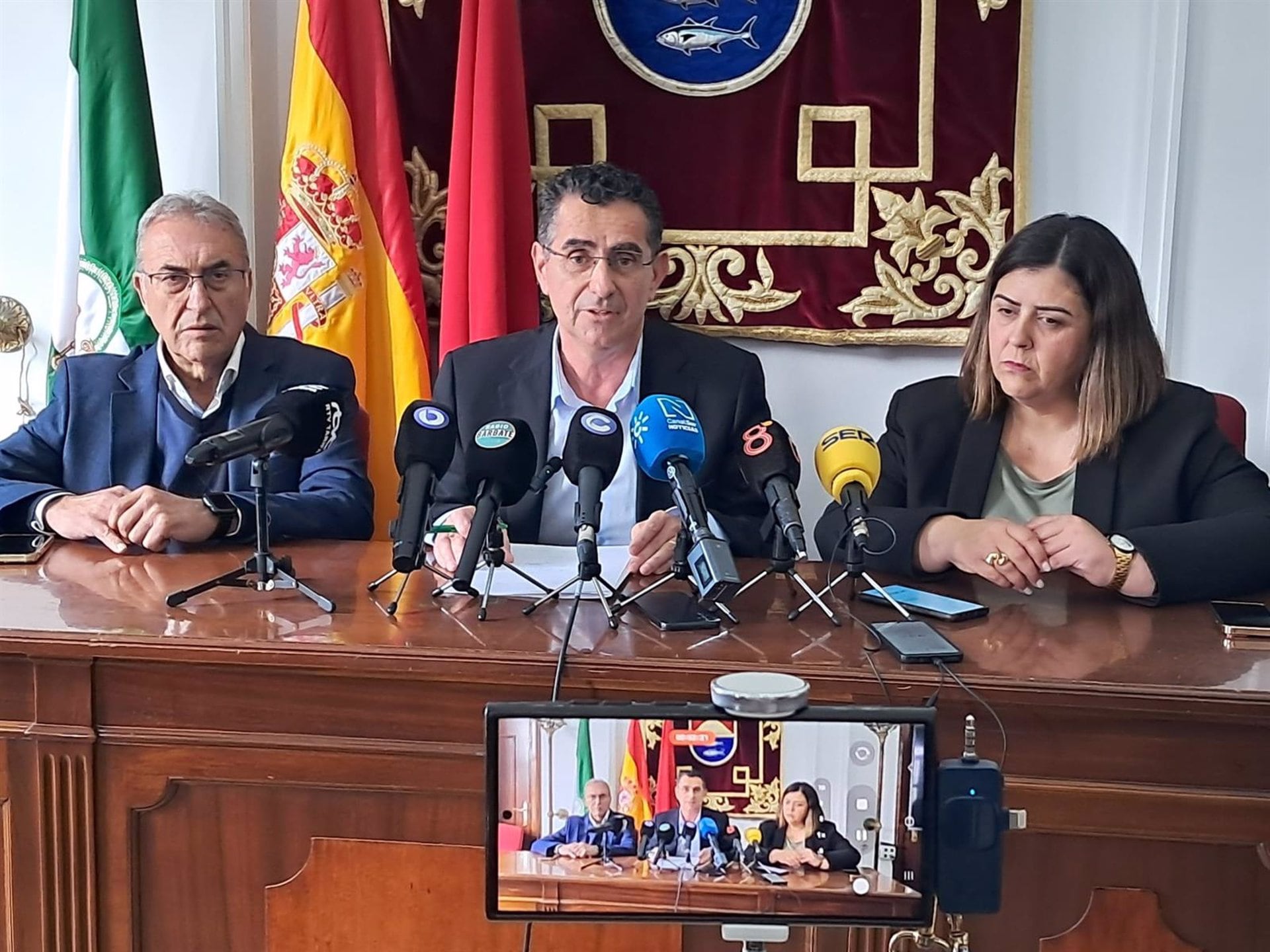 Un momento de la reunión