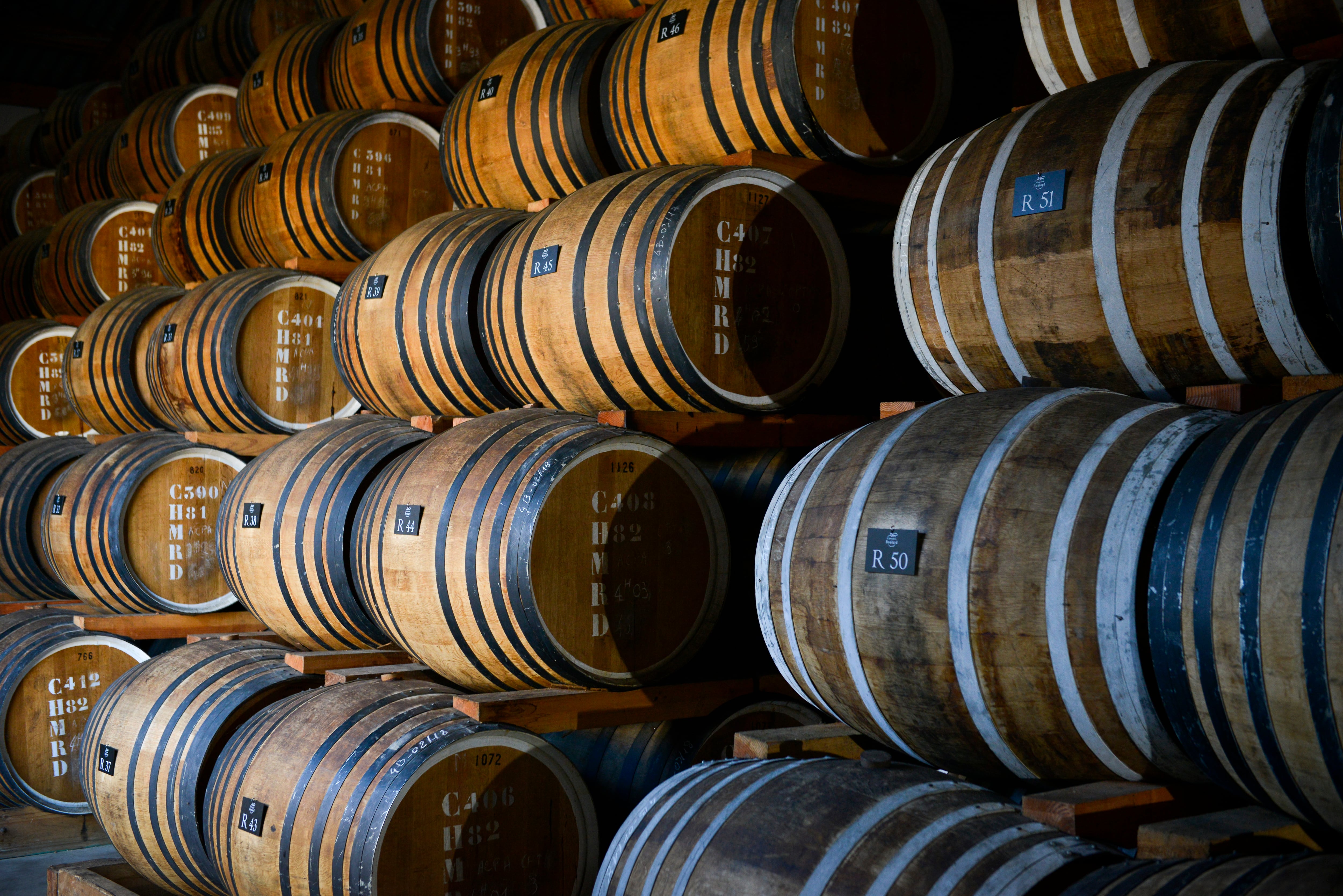 Destilería de Boulard Calvados en el noroeste de Francia