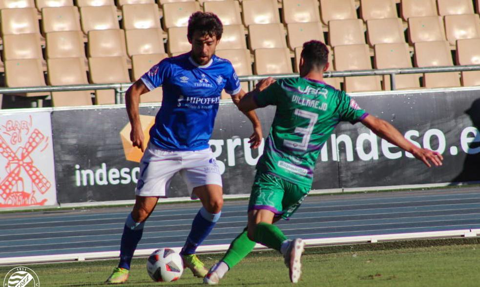 Javi Navas durante un partido esta temporada