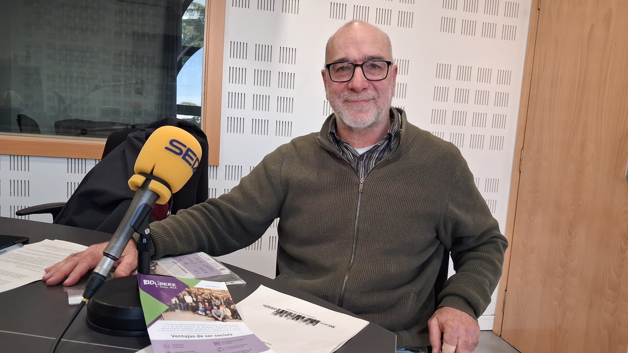 Emilio Lázaro, uno de los miembros fundadores de Biolíbere hace doce años